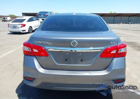2017 Nissan Sentra Sv z USA, uszkodzony, nr VIN 3N1AB7AP0HY344712